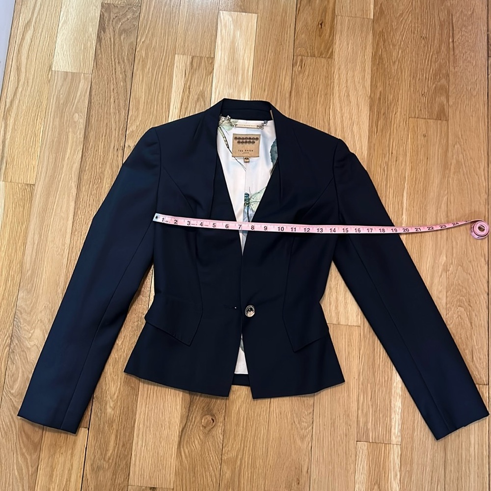 Ted baker women blazer dark gray/navy